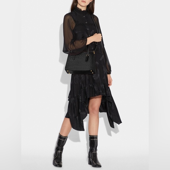 Coach Charlie Carryall 28 In Signature Leather - Picture 4 of 14